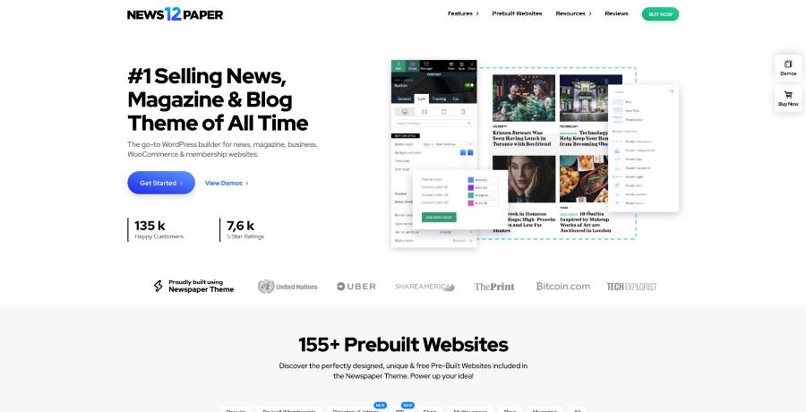 Newspaper: News & WooCommerce WordPress Theme Screenshot 1