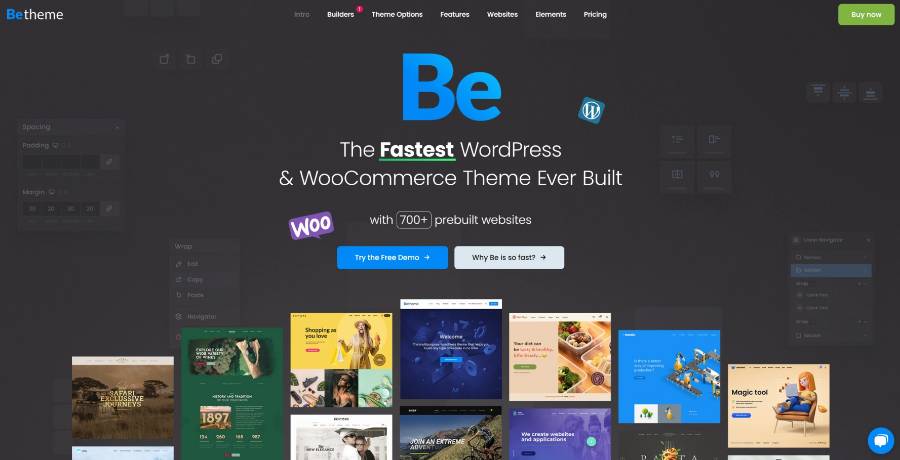 Betheme  Responsive Multipurpose WordPress & WooCommerce Theme Screenshot 1