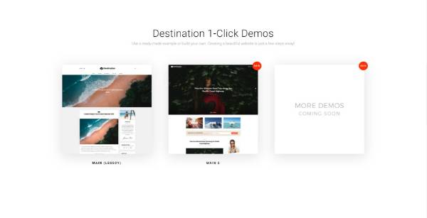 Destination - Travel Blog WordPress Theme screenshot 1