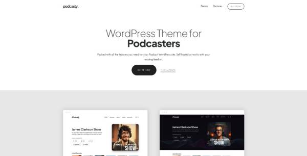 screenshot 1 of Podcasty - Podcast Wordpress Theme