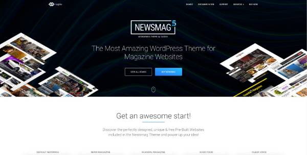 screenshot of Newsmag - Newspaper & Magazine WordPress Theme
