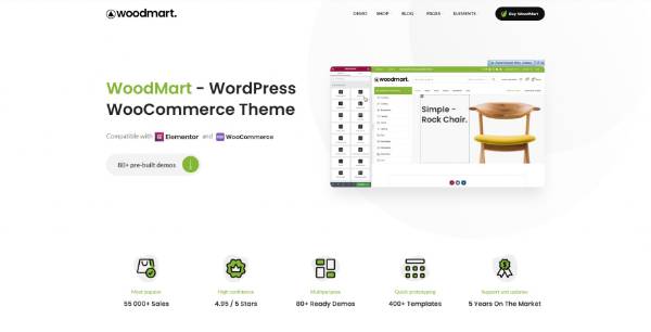 screenshot of WoodMart - Multipurpose WooCommerce Theme