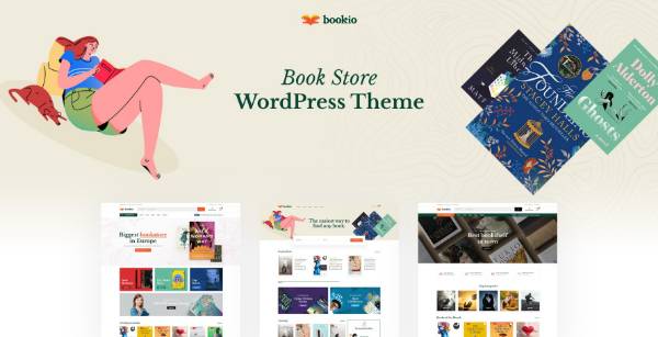 screenshot of Bookio – Book Store WooCommerce WordPress Theme
