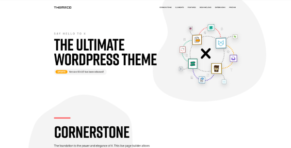 screenshot of X | The Ultimate WordPress Theme with Elementor
