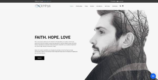 screenshot of Ichthys - Church WordPress Theme