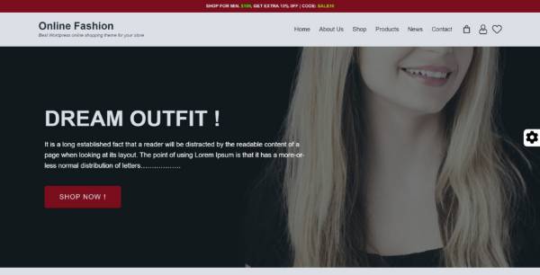 Online Fashion Free eCommerce Wordpress Theme